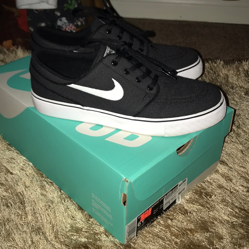 Nike SB Stefan Janoski Black Canvas Shoes